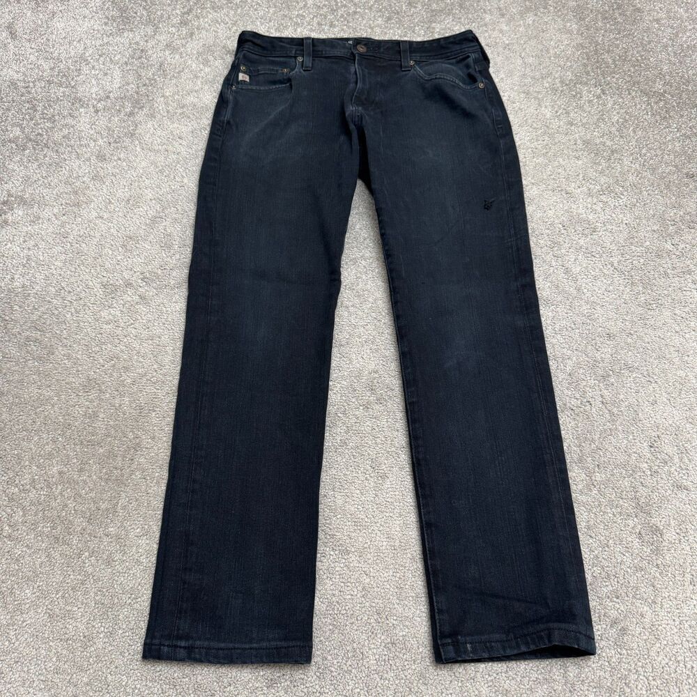 AG Adriano Goldschmied The Tellis Modern Slim Stretch Jeans Mens 34x30 Black